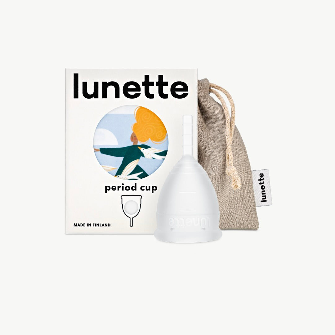 Lunette Period Cup Clear Size 1&2