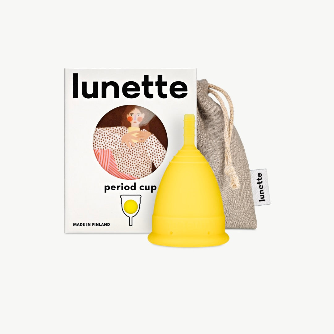 Lunette Period Cup Yellow Size 1&2