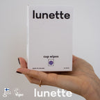 Lunette Cup Wipes 20-pack