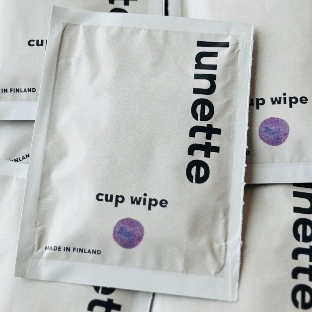 Lunette Cup Wipes 20-pack