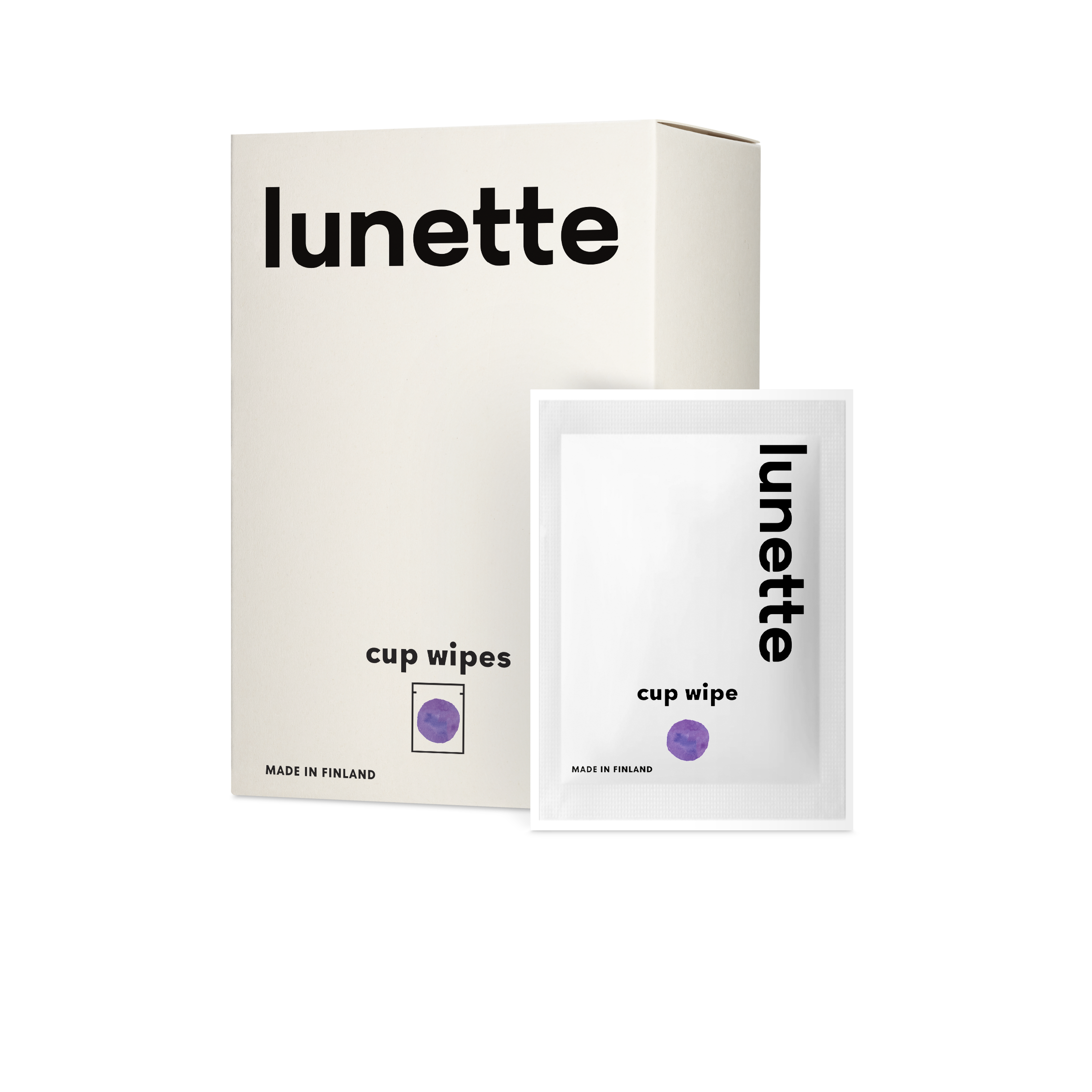 Lunette Cup Wipes 20-pack