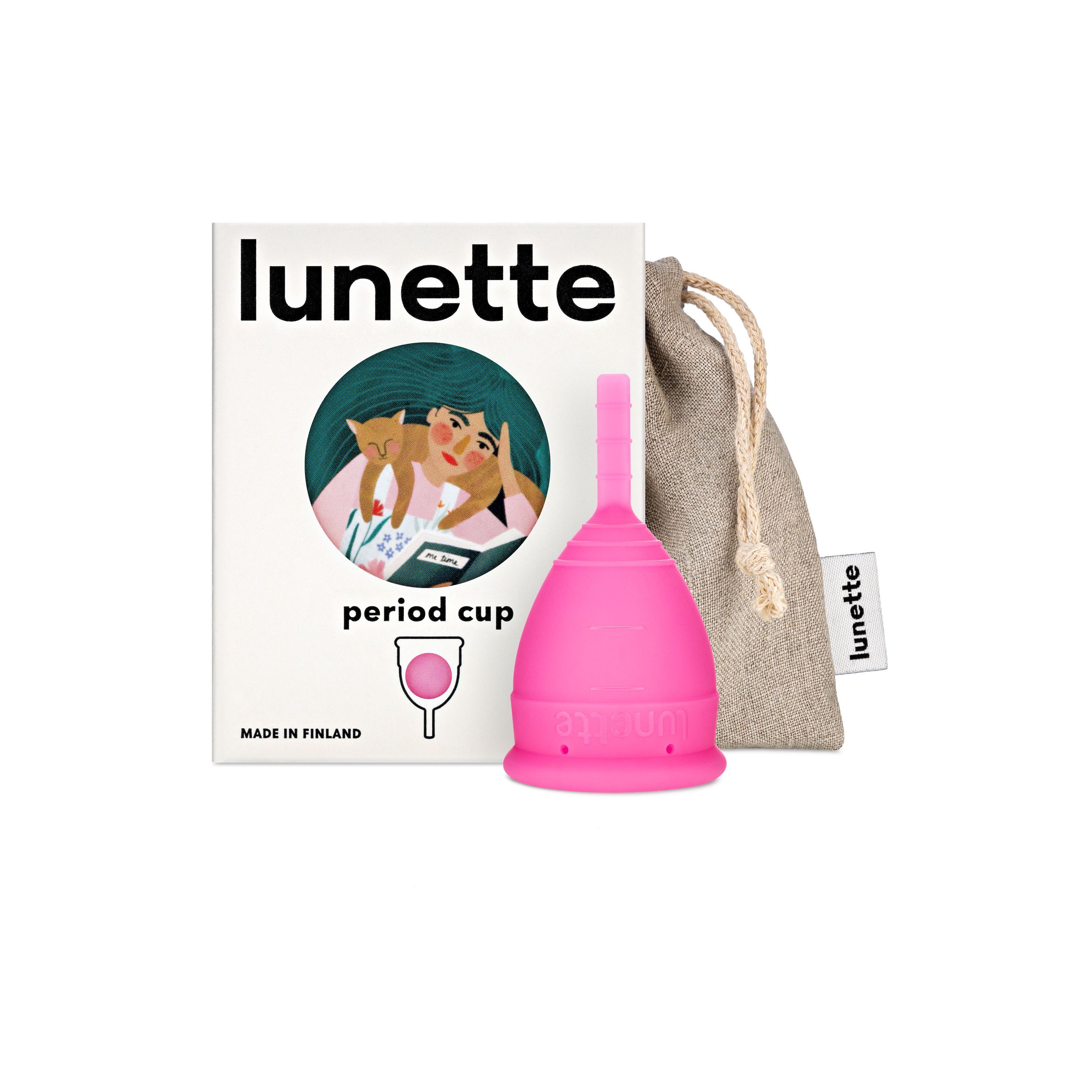 Lunette Period Cup Pink Size 1&2